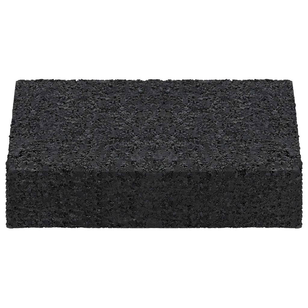 Pad per patio in granuli di gomma Nero 6 x 9 x 2 cm Gomma CFW5917815