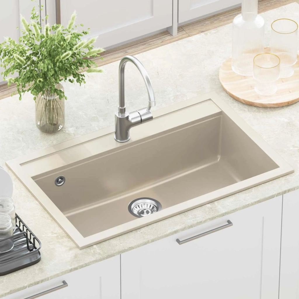 Lavello Beige 795 x 505 mm Granito 42028390