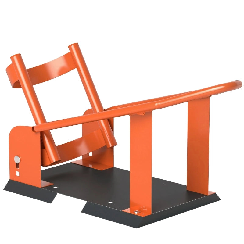 Cavalletto per moto regolabile per ruota anteriore 76,2-203,2 mm, portata 816,5 kg, arancione