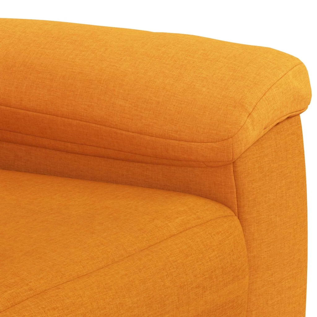 Set di divani 2 pcs Giallo Scuro Tessuto 3430721