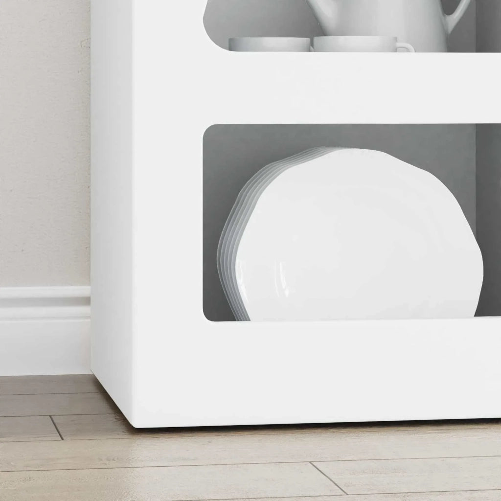 Credenza-Buffet-Armadio da cucina Bianco 40 x 35 x 100,5 cm Legno multistrato