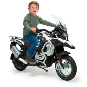 Moto Elettrica per Bambini 24V BMW R1250 GS Hp Adventure Bianca