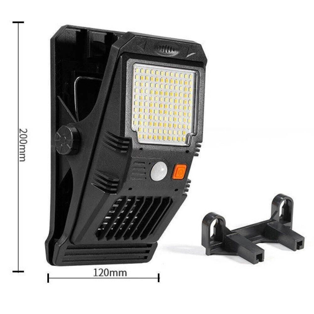 Trade Shop - Lampada Faretto Luce Solare Da Giardino 128 Led Smd Con Zanzariera W7104-1 -