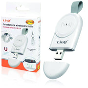 Trade Shop - Caricabatteria Wireless Portatile Magnetico Usb Per Watch 1 2 3 4 5 2a Jjt-847 -