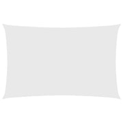 Parasole a vela | Telo Ombra | Vela da ombra Oxford Rettangolare 4x7 m Bianco