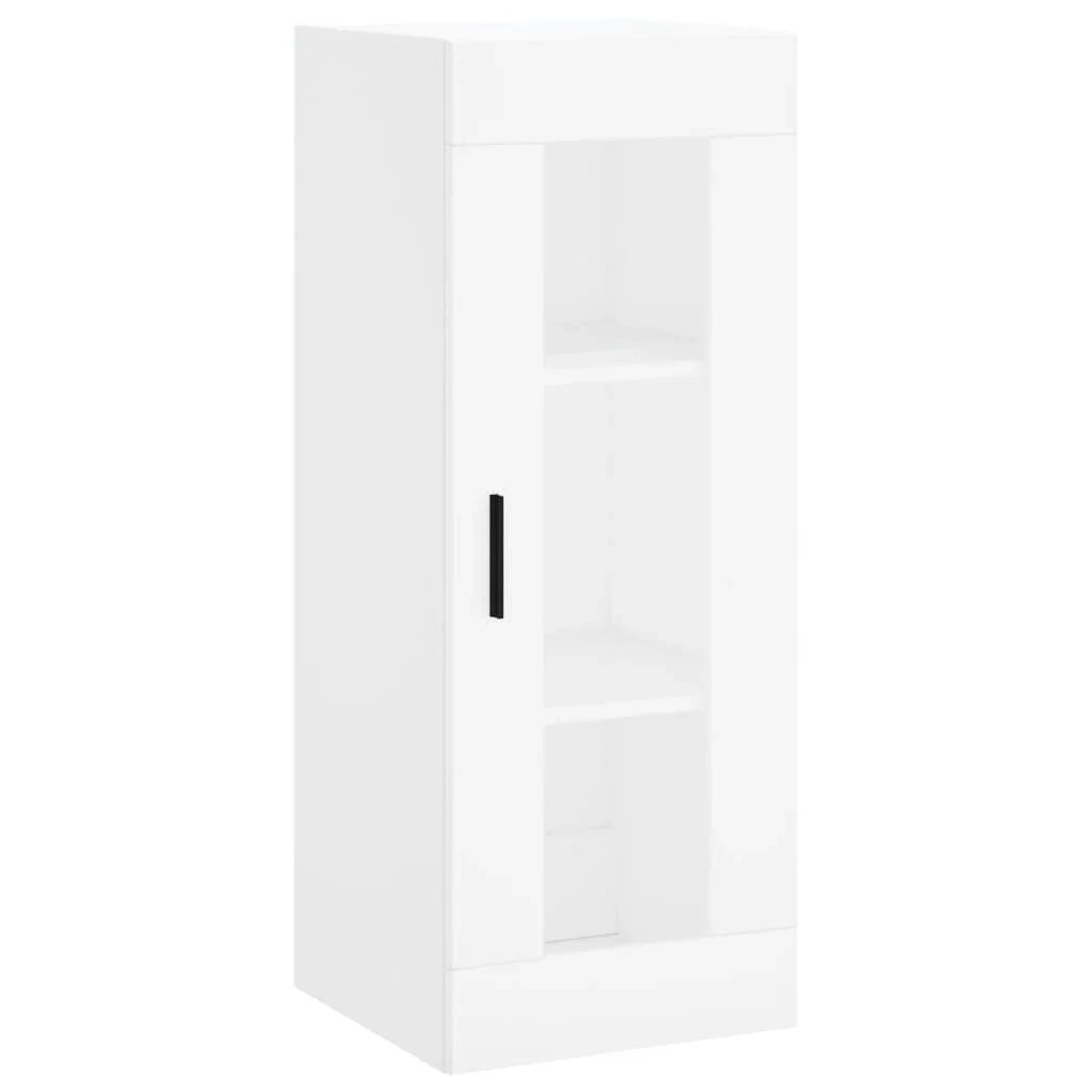 Buffet credenza cassettiera armadio mobile contenitore organizer cucina soggiorno salotto alto 34,5 x 34 x 180 cm legno ingegnerizzato bianco 02_0032427