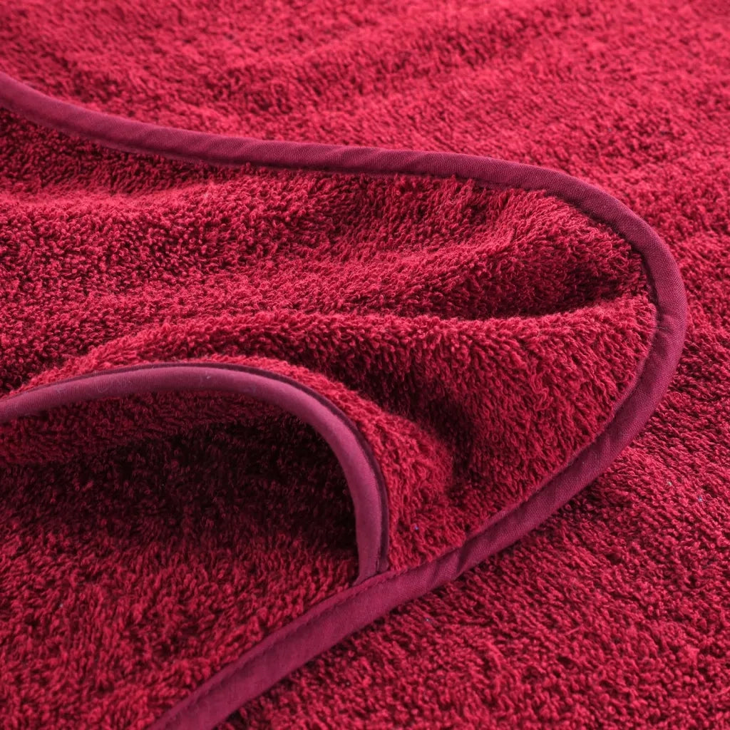 Asciugamani da Spiaggia 4 pz Borgogna 60x135 cm Tessuto 400 GSM CFW3811219