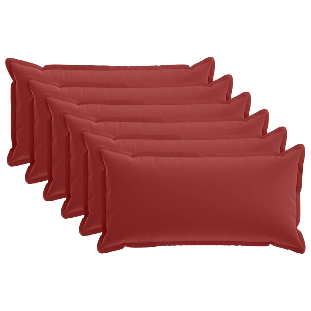Federa 6 pcs HOUTEN Rosso Vino 40 x 80 cm Poliestere 918320