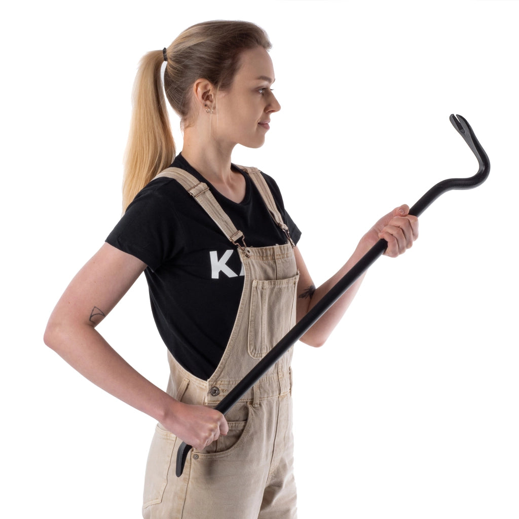 KADAX Forged Bent Crowbar 800 Mm Breszka Brecha Estrattore di chiodi per costruzioni