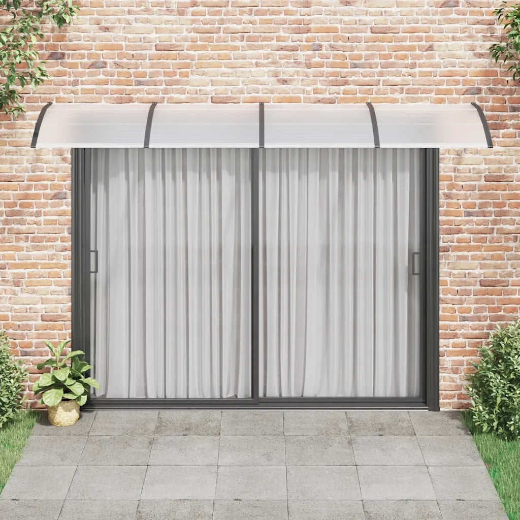 Tettoia per Porta Nera 350x100 cm in Policarbonato CFW8264790