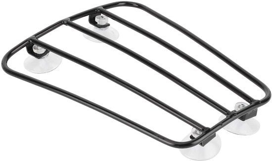 Bagagerek Retro Stile - Porta Bagagli per Moto - Nero - Sostenibile - Resistenze Impatti - Leggero - Porta Moto