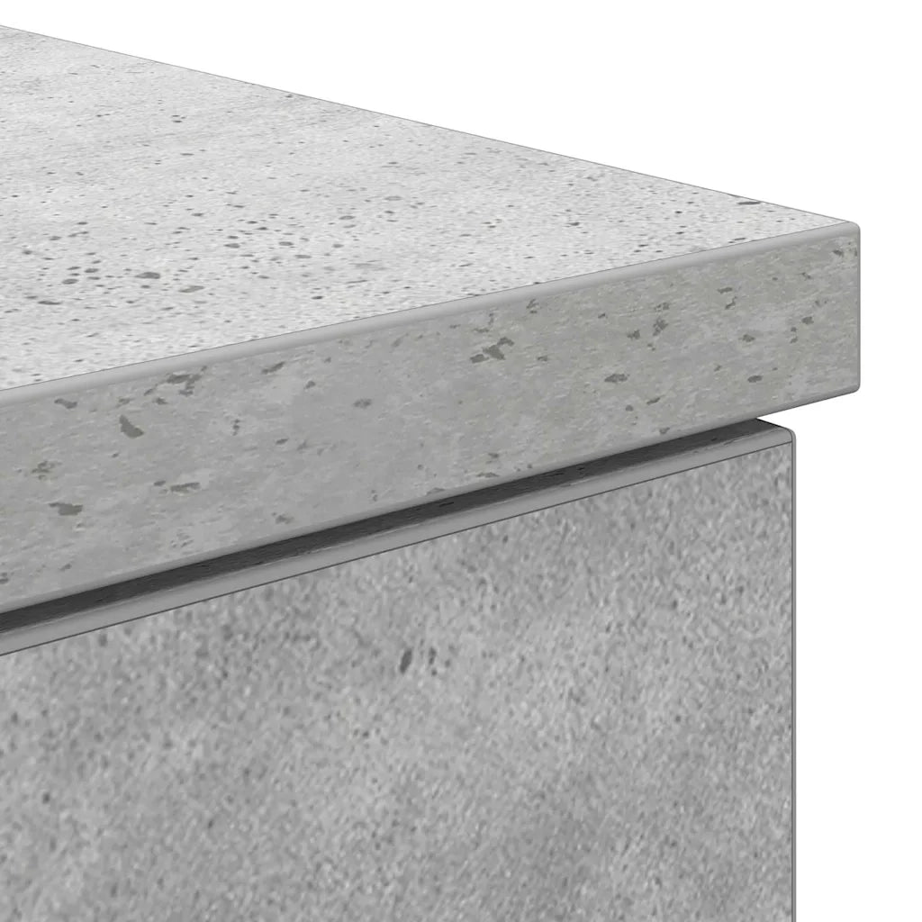 Scrivania Grigio cemento 140 x 49 x 76 cm Legno multistrato 3328510