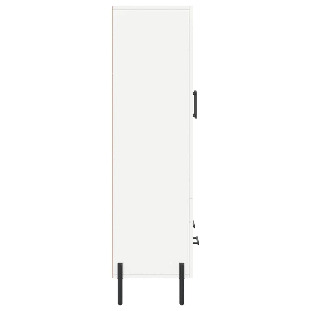 Buffet credenza cassettiera mobiletto mobile contenitore organizer cucina soggiorno salotto alto 69,5 x 31 x 115 cm legno ingegnerizzato bianco 02_0032497