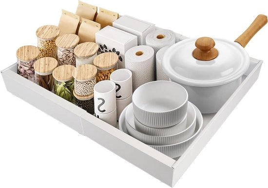 Organizzatore di Cassetta per Cucina Riscaldabile, Sistema di Ripostiglio per Cucina, Ideale per Accessori di Cucina e Utensili