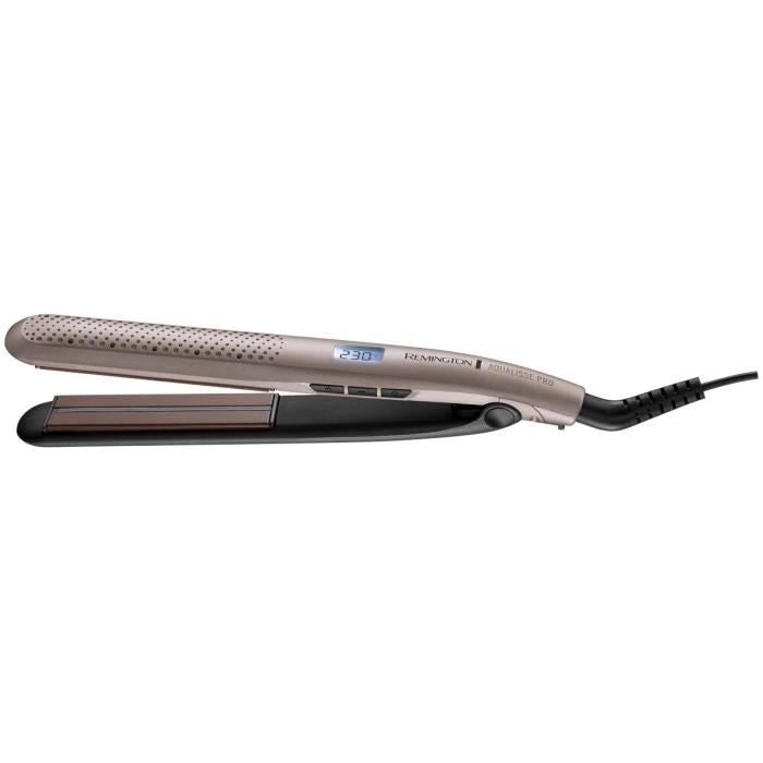 Piastra REMINGTON S7972 Aqualisse PRO  fino a 230  10 temperature  spegnimento automatico  custodia