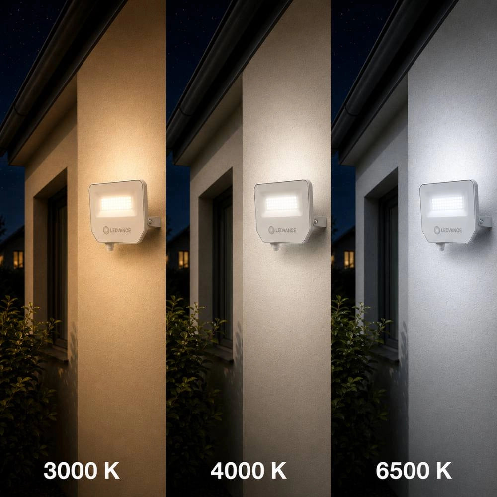 Proiettore led multi selezione 9w 18w cct regolabile bianco