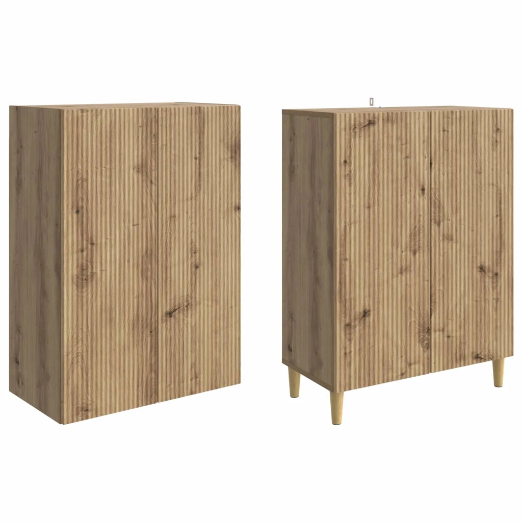 Set di armadi 2 pcs Rovere Artigianale 66 x 34,5 x 90 cm 3416546