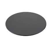 Piano tavolo rotondo truciolare antracite satinato 90x90x3.8H