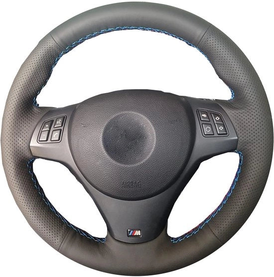 Cuscino per volante universale - pelle - antiscivolo - inodore - accessori per auto - accessori interno - adatto per diversi modelli di auto - copri volante
