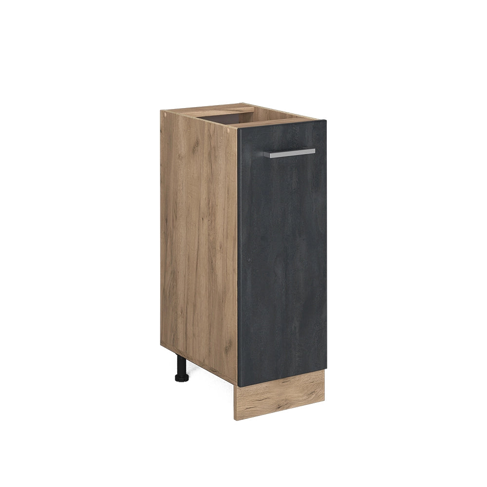 Vicco Armadio base Calcestruzzo nero 30 cm senza piano di lavoro