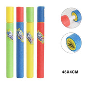 Trade Shop - Pistola Ad Acqua 48x4 Cm Tubo Sparatutto In Schiuma Gioco Estivo Spiaggia 605459 -
