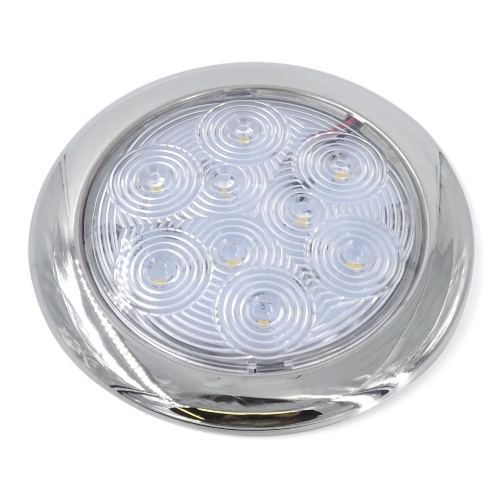LUCE DI CORTESIA a LED senza incasso k 2900-3200 DIAM EST mm 110 12v Lumen 108 W. 3,2