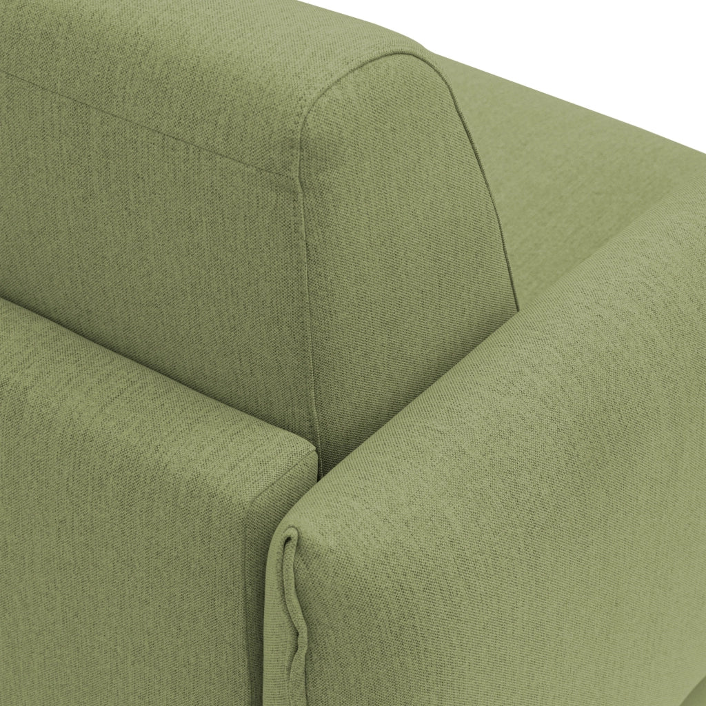 Scarlet Divano letto in tessuto misto cotone impermeabile T19 195 cm (mat.140x197) verde