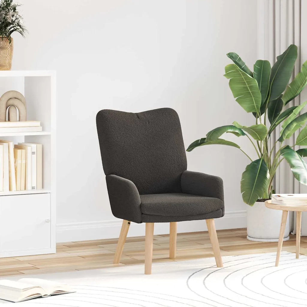 Poltrona-Divano Sedia-Poltroncina Grigio scuro 63 x 67 x 94 cm