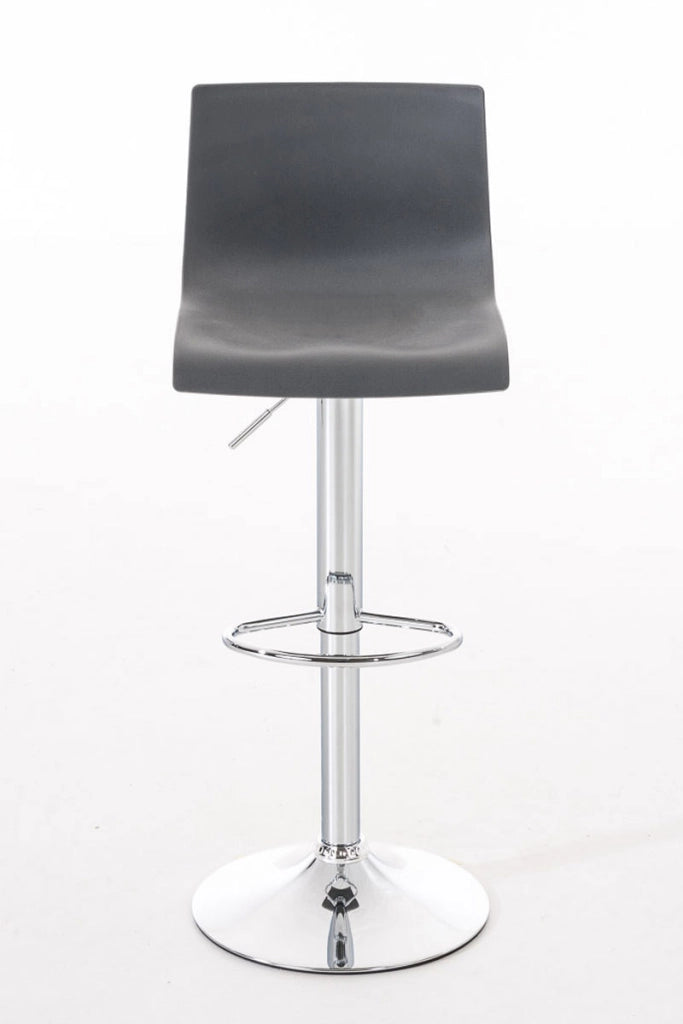 2 Sgabelli Alti HOVER in Polipropilene grigio