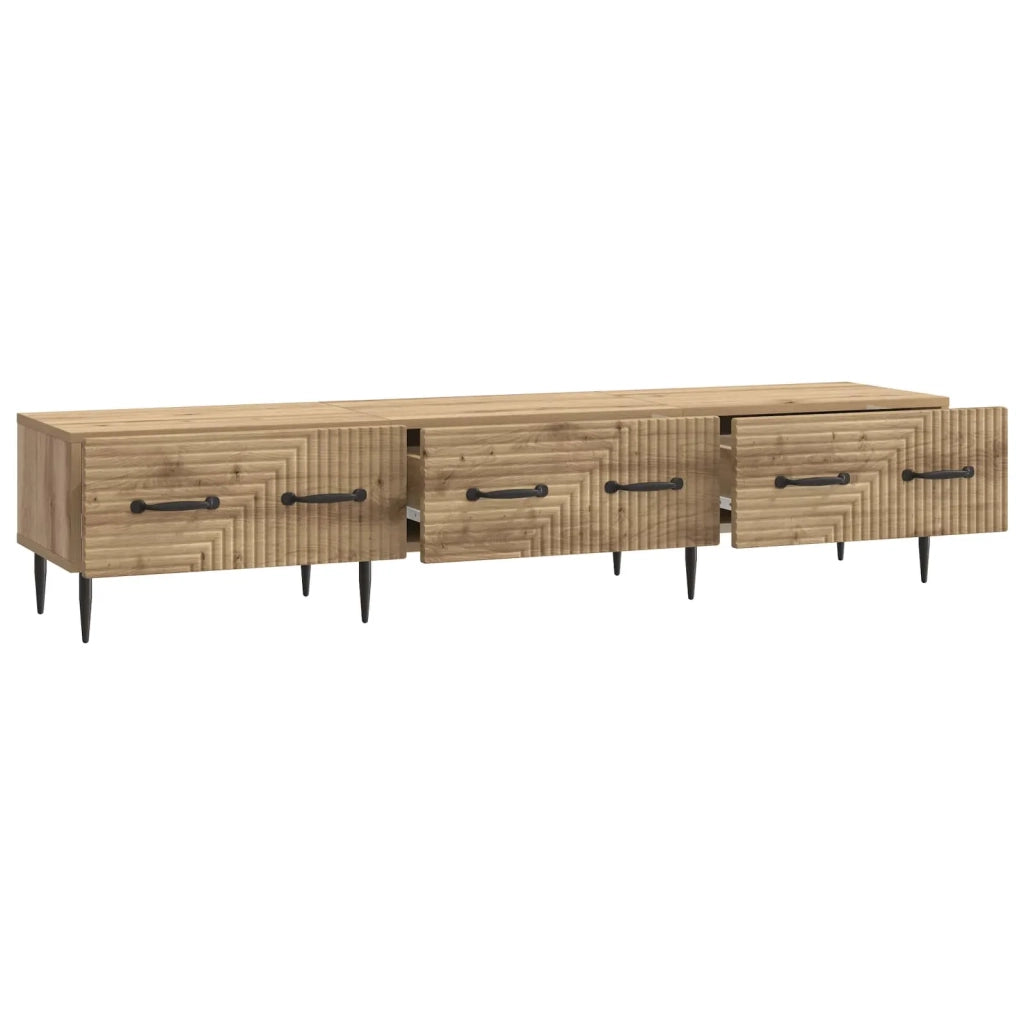 Mobile TV con cassetto Rovere Artigianale 147 x 34,5 x 30 cm 894944