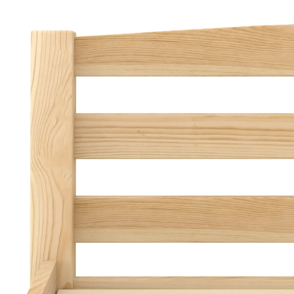 Giroletto senza Materasso 180x200 cm in Legno Massello di Pino 322066