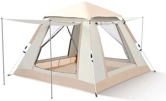 Tenda da Campeggio per Massimo 1 Persona - Impermeabile - Resistente ai Raggi Solari - Rapida da Montare - Dimensioni 210x210x142 cm