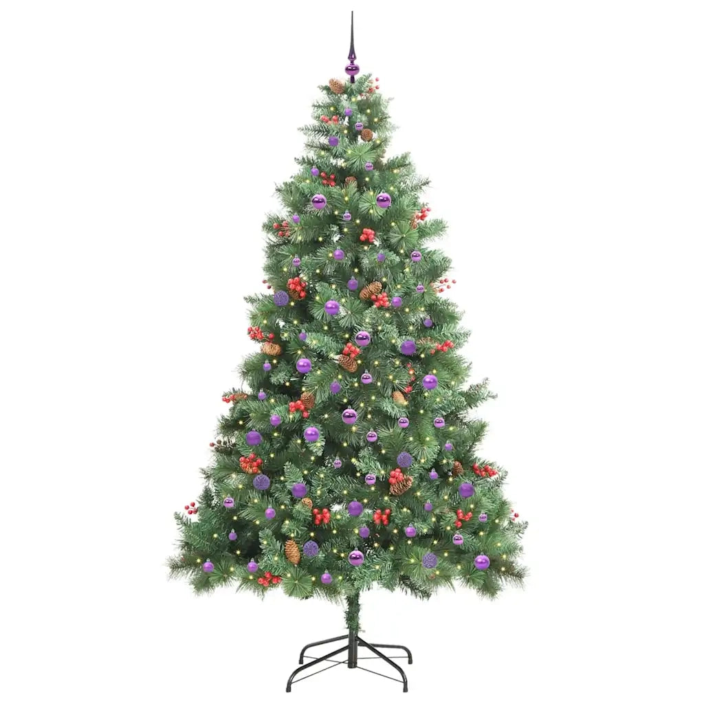 Albero di Natale artificiale Verde 240 cm PVC e Metallo 3395158