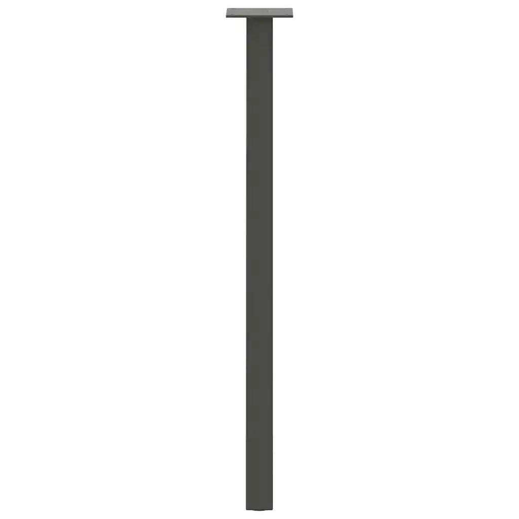 Gambe per tavolo consolle 4 pz Antracite 72 cm Acciaio 4012494