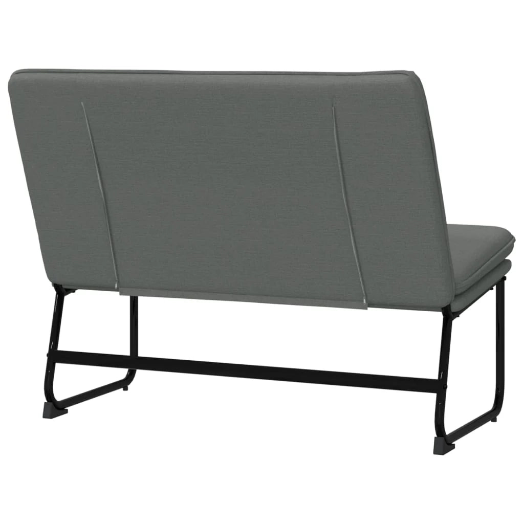 Panca 100 x 75 x 76 cm tessuto grigio scuro 02_0010627