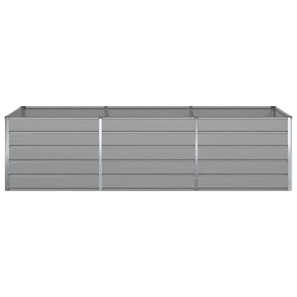 Fioriera Grigio chiaro 290 x 100 x 75 cm Acciaio zincato