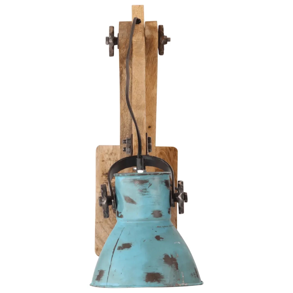 Lampada a Parete 25 W Blu Anticato 96x15x20 cm E27 CFW3195406
