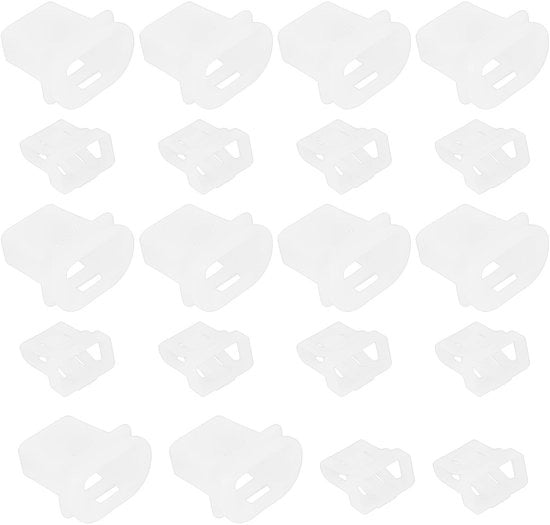 Clip di fissaggio per sedile posteriore - 10 pezzi - Bianco - ABS - Compatibile con Toyota/Lexus - Clip di sostituzione per sedile posteriore