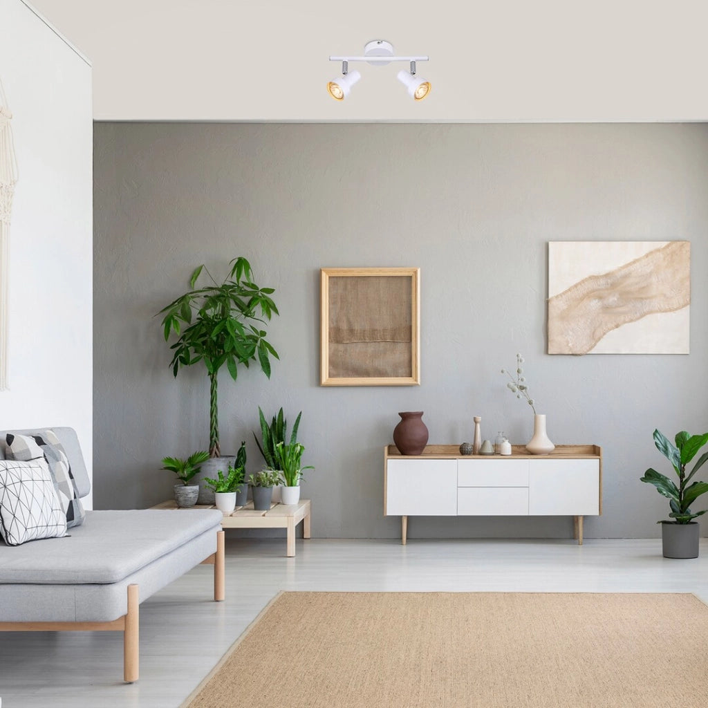 Faretto soffitto/parete bianco 2xGU10 Rabalux Konrad