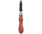 Strumento per lavorazione del cuoio versatile - Manico ergonomico - Attrezzo duraturo - Puntino a V - Strumento per cuoio con diverse larghezze di taglio - Alta durezza - Strumento per lavorazione del cuoio