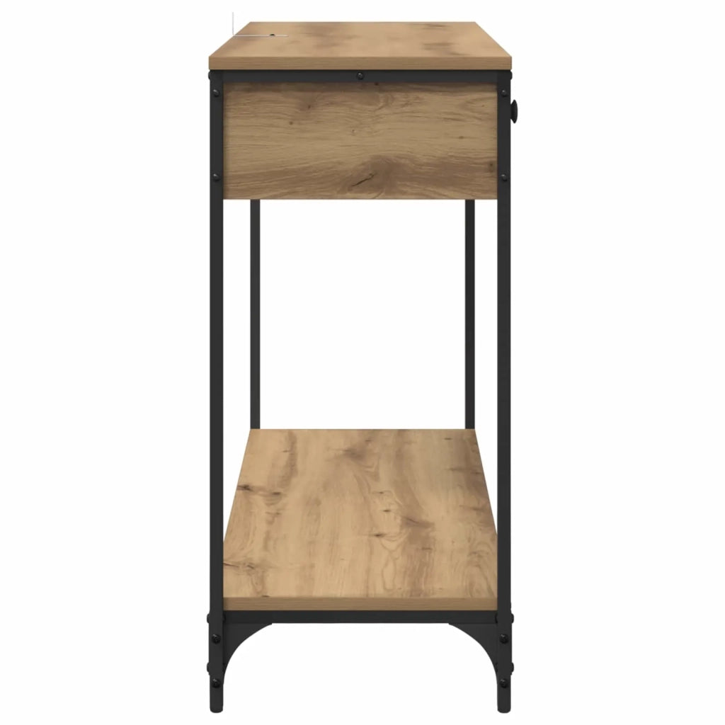 Tavolo consolle Rovere artigianale 100 x 34,5 x 75 cm