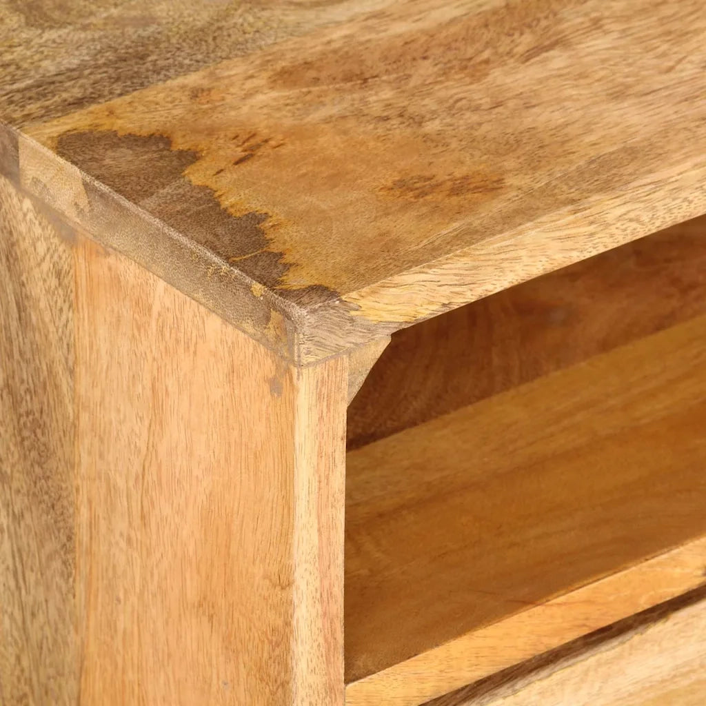 Mobile Porta TV 110x30x41 cm in Legno Massello di Mango