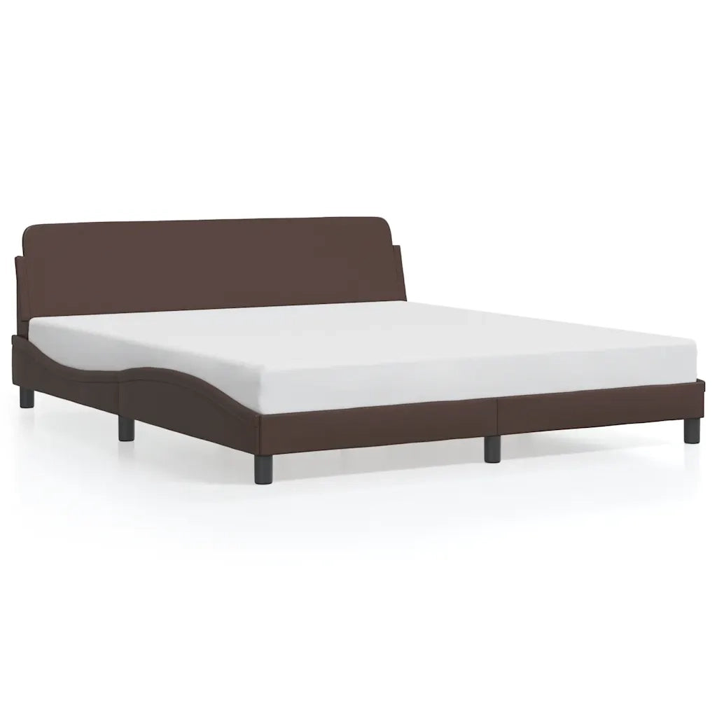 Giroletto Dover Marrone 180x200 cm in Similpelle 373240