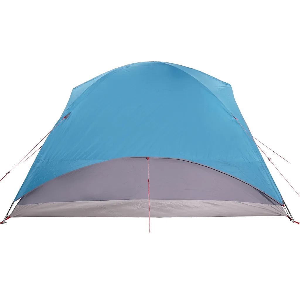 Tenda Familiare a Tunnel per 6 Persone Blu Impermeabile 4009459