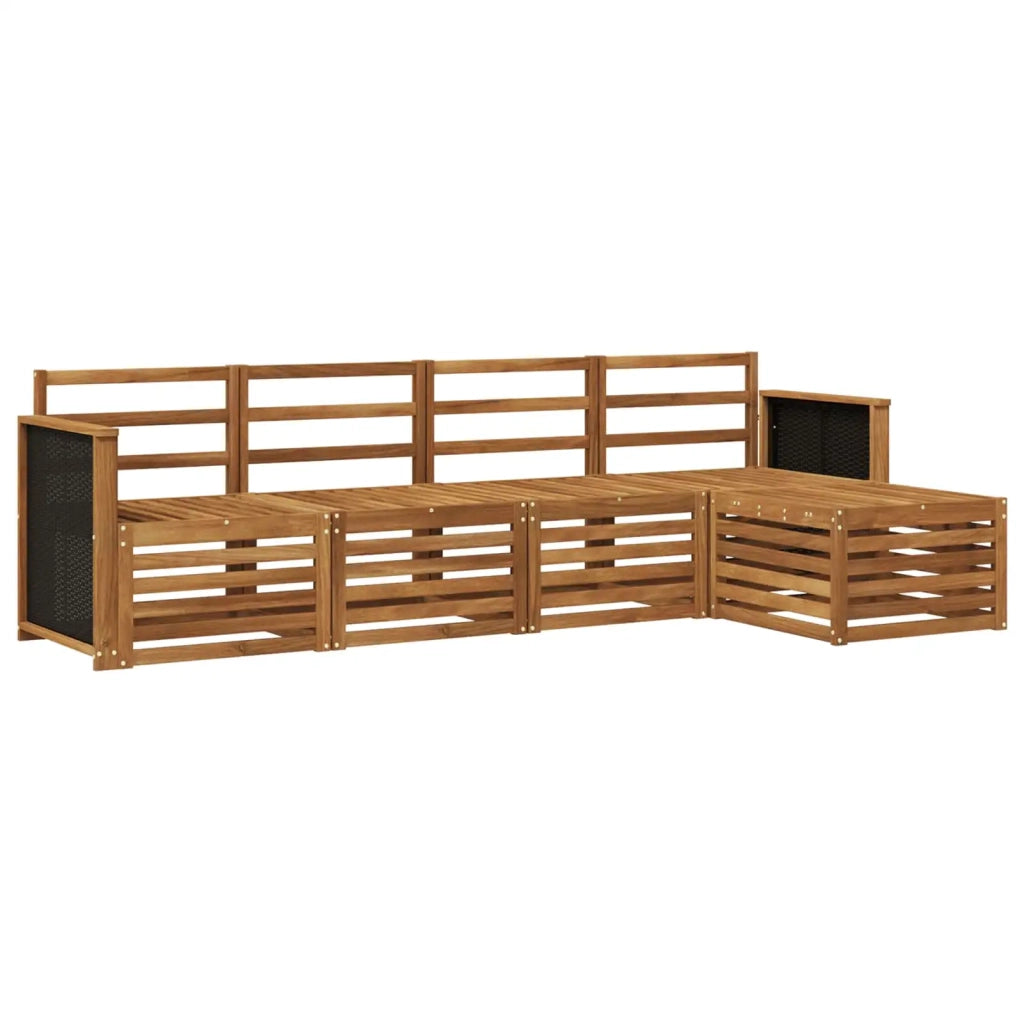 Set di divani da esterno 5 pcs Naturale 3384220