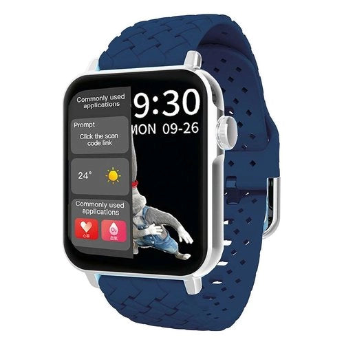 Smartwatch smarty sw035c08 classic blu e silver