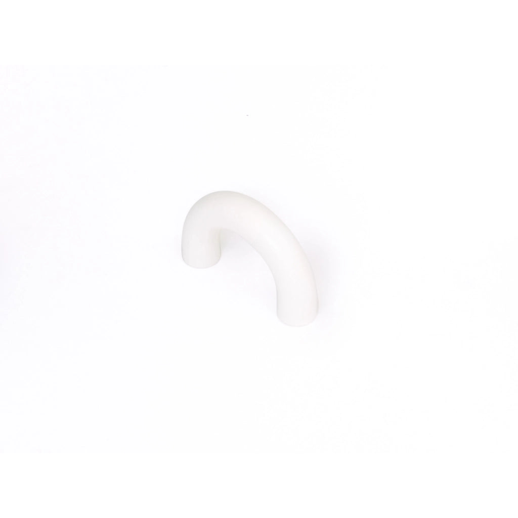 MANIGLIETTA ARCO 32MM IN PLASTICA BIANCA