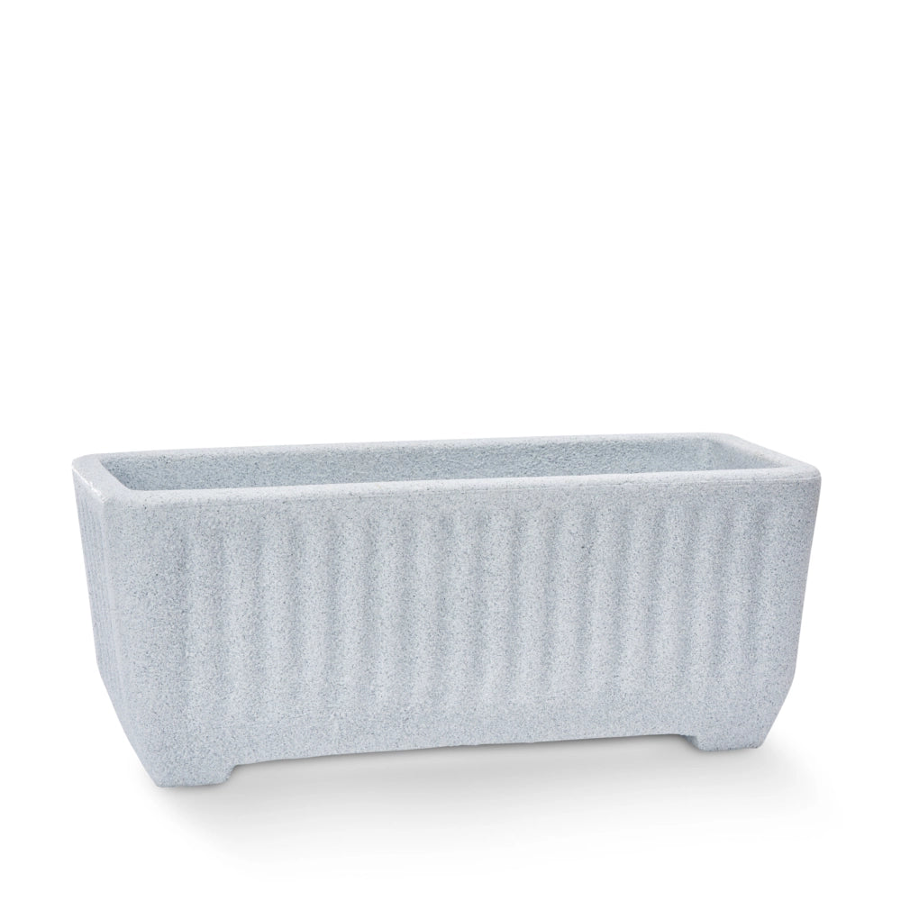 Cheonda - Garden Italia Vaso per Piante Rettangolo Centorighe GRC 78×27 cm in Resina – Made in Italy, Resistente al Gelo e Antiurto