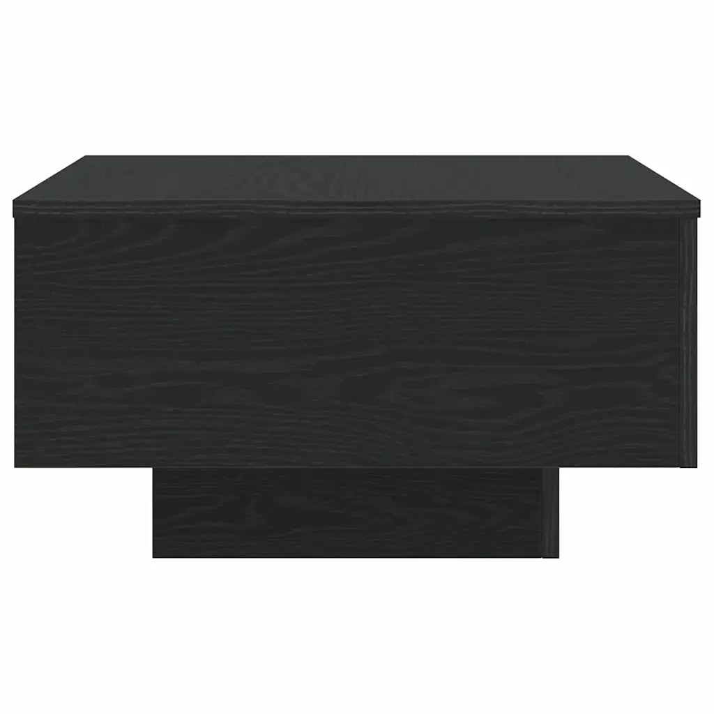 Tavolino da Salotto-Tavolino da soggiorno-Tavolo Rovere Nero 55 x 55 x 31 cm 721951