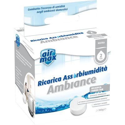 AIRMAX MINI TAB RICARICA - INODORE NR 2XGR 100- 6 pezzi